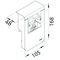 TEHALIT.SL Support d'appareil vide 20x115 fi 60 noir