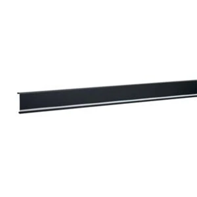 TEHALIT.SL Tapa canal 20x80 para LED negro