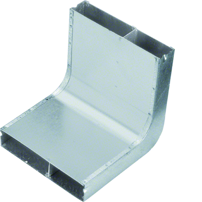 TEHALIT.UK 2-chamber vertical corner 190x38mm steel