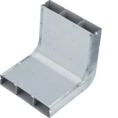 TEHALIT.UK 3-chamber vertical corner 190x38mm steel