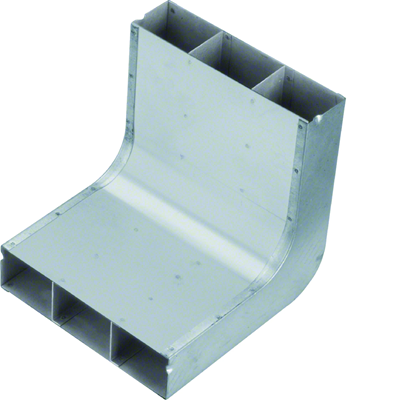 TEHALIT.UK 3-chamber vertical corner 190x48mm steel