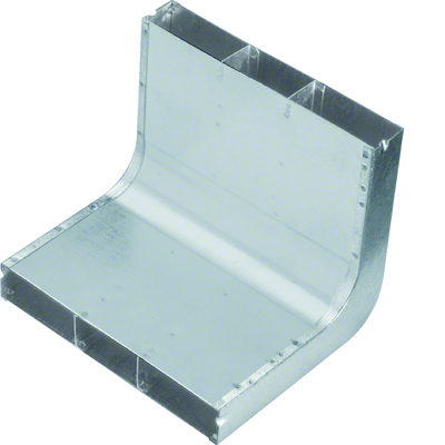 TEHALIT.UK 3-chamber vertical corner 240x38mm steel