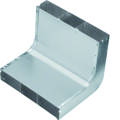 TEHALIT.UK 3-chamber vertical corner 240x48mm steel