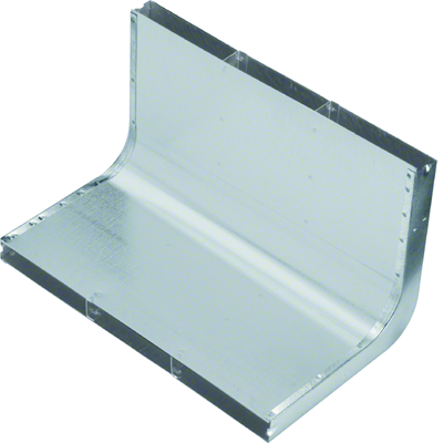 TEHALIT.UK 3-chamber vertical corner 340x28mm steel