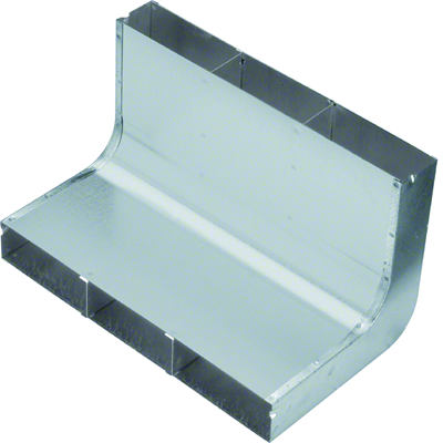 TEHALIT.UK 3-chamber vertical corner 340x48mm steel