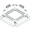 TEHALIT.UK Boîte de sol universelle à bord taille 3 215-265 acier