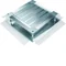 TEHALIT.UK Caja de suelo universal sobre placa tamaño 3 acero 120-170