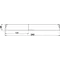 TEHALIT.UK Canale per massetto, 2 camere, 240x28mm acciaio