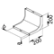TEHALIT.UK Divano angolare verticale, 3 camere, 190x28mm, acciaio