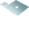 TEHALIT.UK Mounting cover for UD size 2 GBZ fi50mm galvanized steel
