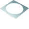 TEHALIT.UK Mounting cover for UD size 2 R2 fi242mm galvanized steel