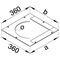 TEHALIT.UK Mounting cover for UD size 3 R06 fi215mm galvanized steel