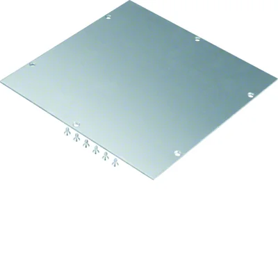 TEHALIT.UK Tapa de montaje para UD tamaño 2, acero completamente galvanizado