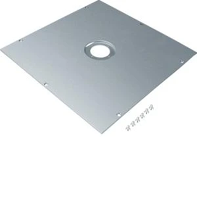 TEHALIT.UK Tapa de montaje para UD tamaño 3 GBZ fi50mm acero galvanizado