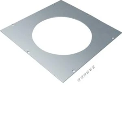 TEHALIT.UK Tapa de montaje para UD tamaño 3 R2 fi242mm acero galvanizado