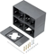 TEHALIT.VE-EE Above-floor box for 8 devices, steel