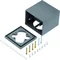 TEHALIT.VE-EE Caja de suelo de acero para 2 dispositivos