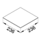 TEHALIT.VE-EE Cardboard lid filling for thinner 2mm VDQ12 carpets