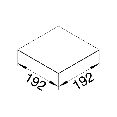 TEHALIT.VE-EE Cardboard lid filling for thinner carpets 2mm VDQ06