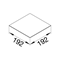 TEHALIT.VE-EE Cardboard lid filling for thinner carpets 2mm VDQ06