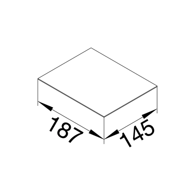 TEHALIT.VE-EE Cardboard lid filling for thinner carpets 2mm VQ06