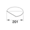 TEHALIT.VE-EE Cardboard lid filling for thinner carpets 2mm VR06