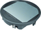 TEHALIT.VE-EE Coperchio incernierato VR12 fi306 rivestimento 12mm nero