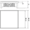 tehalit.VE-EE Couvercle complet IP54 5kN EKQ06 200x200 15mm acier inoxydable