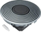 TEHALIT.VE-EE Floor Groove Power Point PA-Tubus R12 Raised Floor Black Aluminum