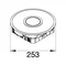 TEHALIT.VE-EE Floor power point Tube R2 3mm aluminum raised floor