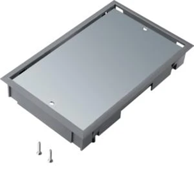 TEHALIT.VE-EE Full cover plate assembly E04 147X247 5mm gray steel