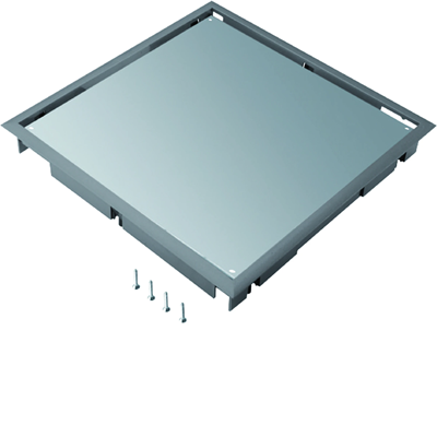 TEHALIT.VE-EE Full cover plate assembly Q08 294X294 5mm gray steel