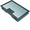 TEHALIT.VE-EE Hinged cover plate assembly E04 147X247 5mm black PA