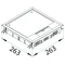 TEHALIT.VE-EE hinged cover VQ12 244x244 lining 12mm black