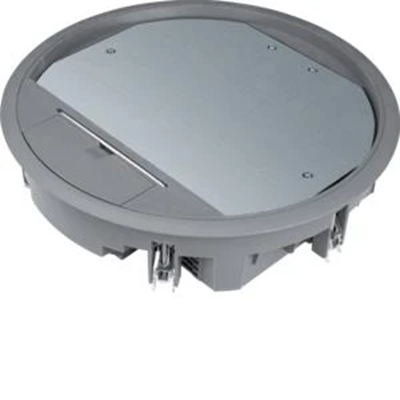 TEHALIT.VE-EE hinged lid VR10 fi275 lining 12mm gray steel