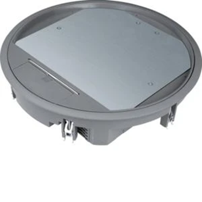 TEHALIT.VE-EE hinged lid VR12 fi306 lining 12mm gray steel