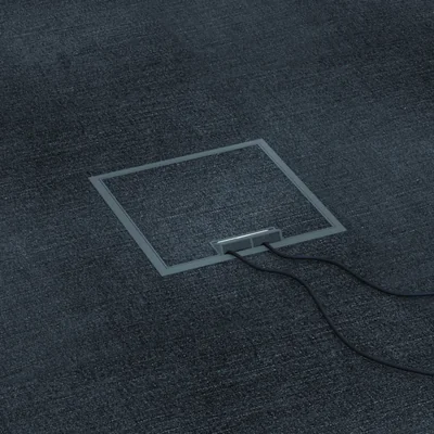 TEHALIT.VE-EE Klappdeckel für Montageplatte Q08 294X294 5mm schwarz PA