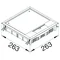 TEHALIT.VE-EE Klappdeckel VQ12 244x244 Futter 12mm schwarz