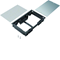 TEHALIT.VE-EE Komplette Abdeckplatte E04 147X247 5mm schwarz