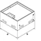 tehalit.VE-EE Mini floor-mounting box IP30 3kN Q02 144x144 15mm steel