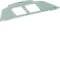 tehalit.VE-EE Placa de montaje 2xRJ Tipo 01 Keystone 19.3x14.8