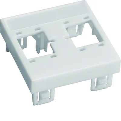 TEHALIT.VE-EE Placa de montaje frontal 45X45mm 2XRJ45 R&M blanco PA