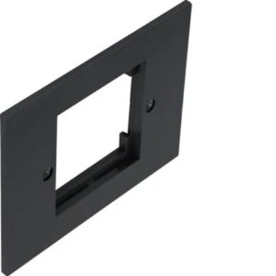 TEHALIT.VE-EE Placa frontal 1x50 para GBZ PA negro