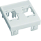TEHALIT.VE-EE Płytka czołowa-montażowa 45X45mm 2XRJ45 R&M biały PA