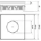 tehalit.VE-EE Rohrschutzkappe IP54 20kN EKSQ12 244X244 25mm Edelstahl
