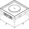 tehalit.VE-EE Rohrschutzkappe IP54 20kN EKSQ12 244X244 25mm Edelstahl