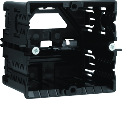 TEHALIT.WA 1-way installation box, mounting in C-profiles, full black