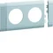TEHALIT.WA 2-fach ABS-Abdeckung aus halogenfreiem Aluminium