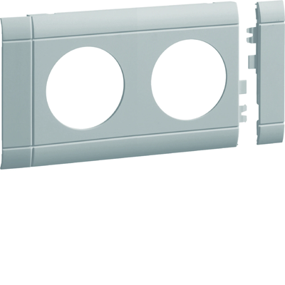 TEHALIT.WA 2-fold ABS halogen-free light gray cover