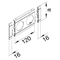 TEHALIT.WA 2-fold ABS halogen-free light gray cover